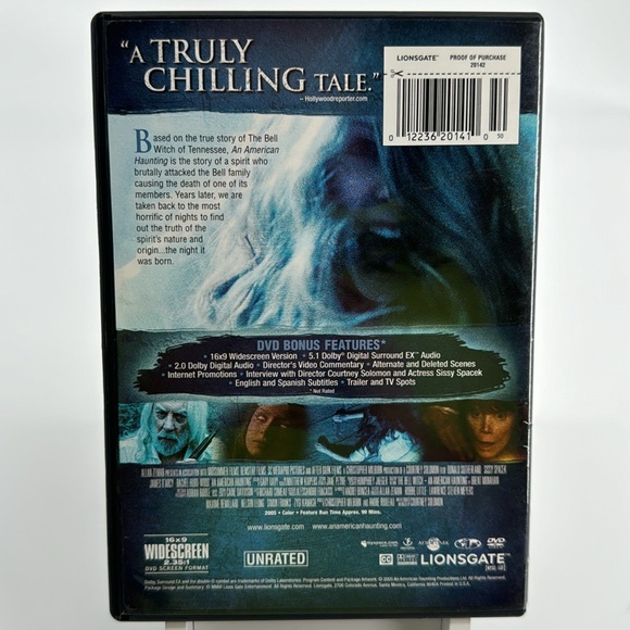 An American Haunting. Unrated Edition. Sissy Spacek. - Picture 3 of 4